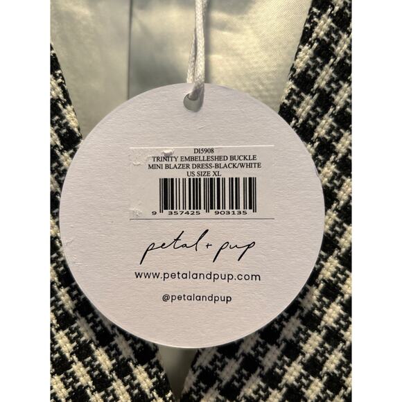 Petal and Pup Embellished Buckle Mini Blazer Dress NWT Size XL - Picture 3 of 5